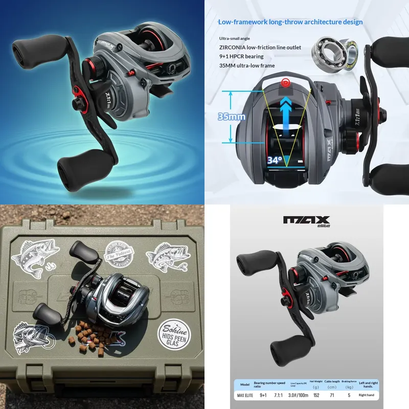 Baitcasting Reel - ZGLY Abu Garcia Elite Dropper Reel