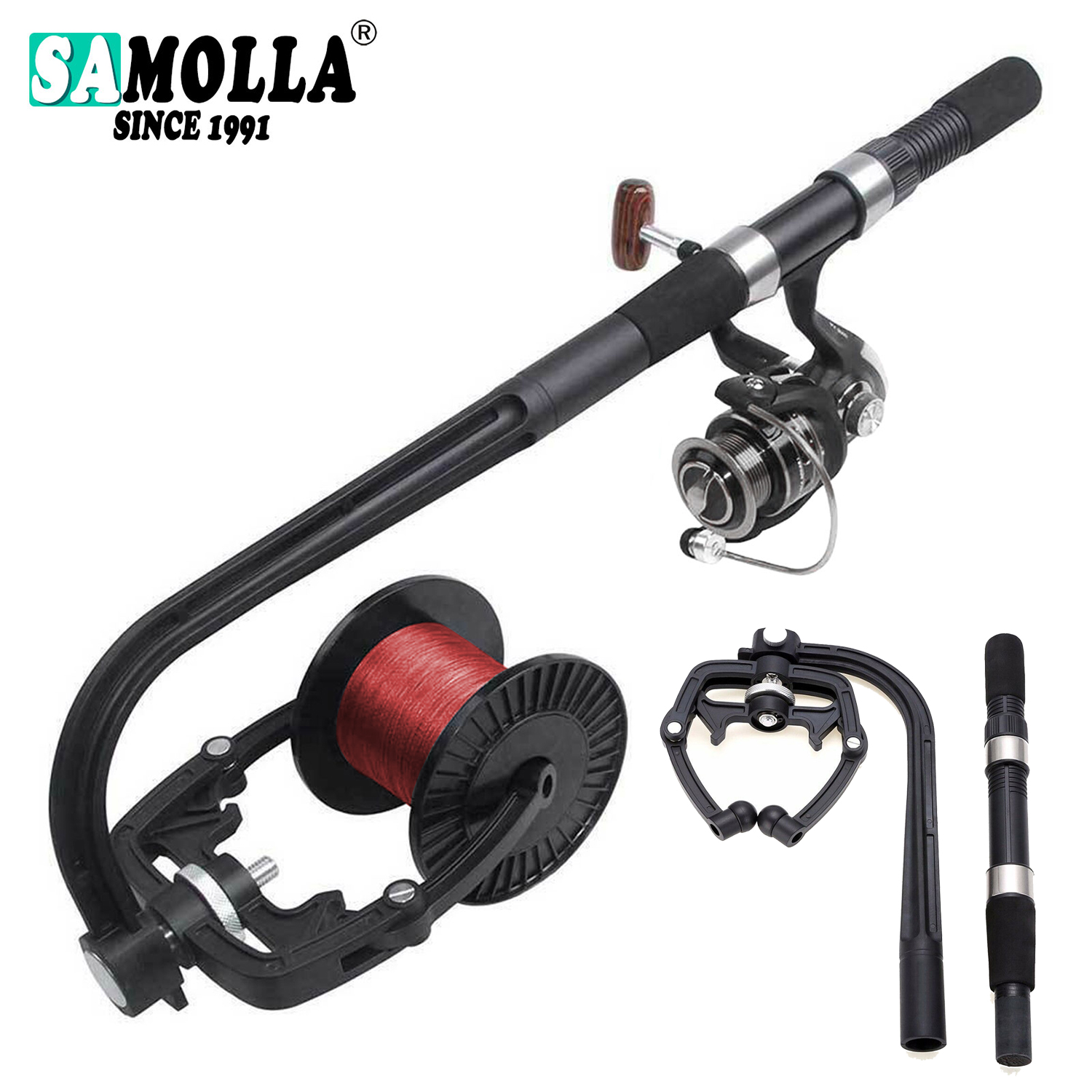 Spooler senar pancing portabel - Spinning Reel ulasan dan harga