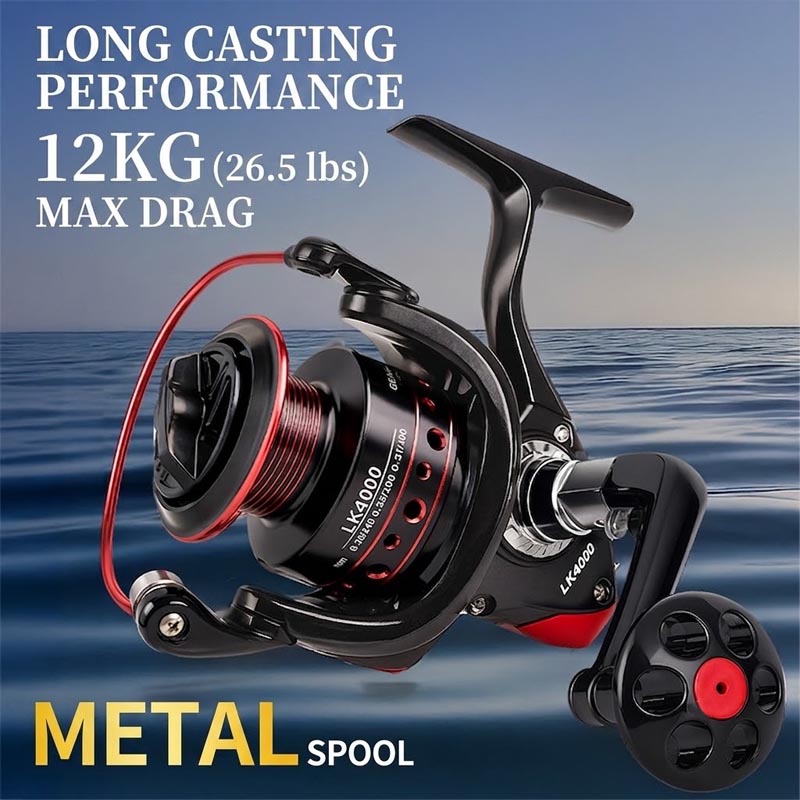 Reel Pancing Putar Full Metal, - Trolling Reel ulasan dan harga
