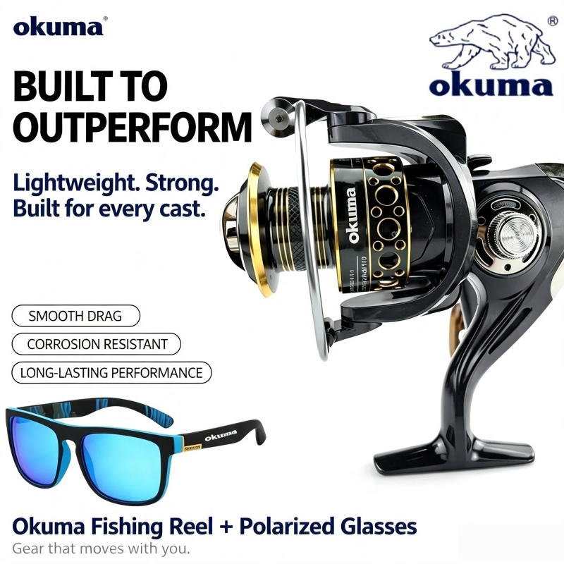 OKUMA-Spinning Reel, Reel Panc - Trolling Reel ulasan dan harga